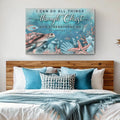 I Can Do All Things Through Christ Faith Sign V by Tailored Canvases