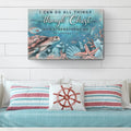 I Can Do All Things Through Christ Faith Sign V by Tailored Canvases