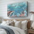 I Can Do All Things Through Christ Faith Sign V by Tailored Canvases