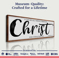 I Can Do All Things Through Christ Who Strengthens Me Faith Sign II by Tailored Canvases