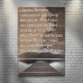 I Can Only Imagine By Your Glory What Will My Heart Feel Sign by Tailored Canvases