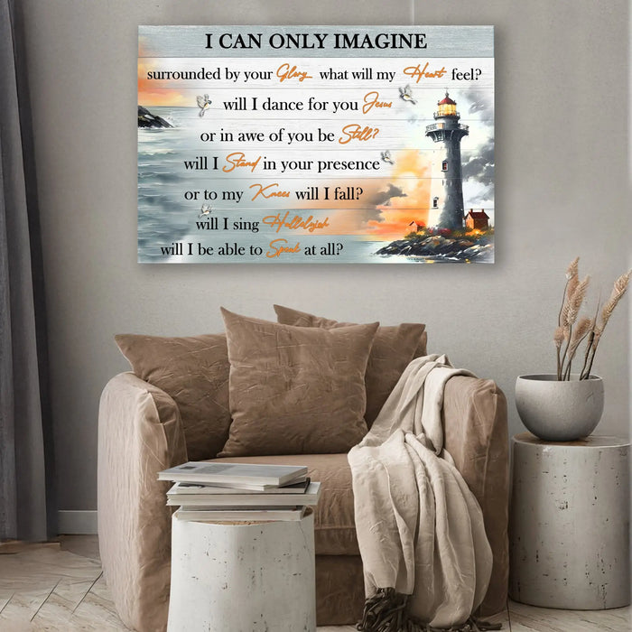 I Can Only Imagine Faith Sign III by Tailored Canvases