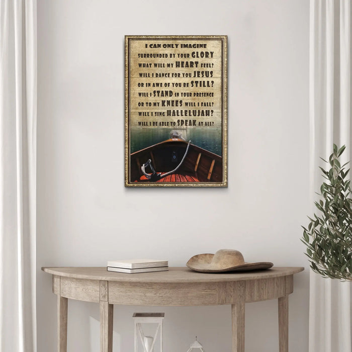 I Can Only Imagine Sign II by Tailored Canvases