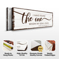 I Have Found The One Whom My Soul Loves Faith Sign by Tailored Canvases