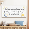 I Lay Me Down To Sleep Faith Sign by Tailored Canvases