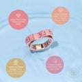 I Love My Life - Heart Awakening Pink Opal Ring by Conscious Items