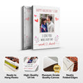 I Love You More Every Day Romantic Sign by Tailored Canvases