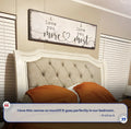 I Love You More I Love You Most Sign II by Tailored Canvases