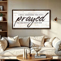 I Still Remember The Days I Prayed Faith Sign II by Tailored Canvases