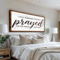 I Still Remember The Days I Prayed Faith Sign III by Tailored Canvases