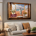 I Will Walk By Faith Faith Sign by Tailored Canvases