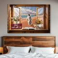 I Will Walk By Faith Faith Sign by Tailored Canvases