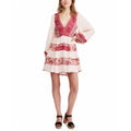 Free People My Love Printed and Textured Mini Dress, Size XS by Vanessa Jane