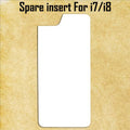 White Spare Aluminum Inserts for Sublimation Cases Compatible with iPhone - All Models by INNOSUB USA