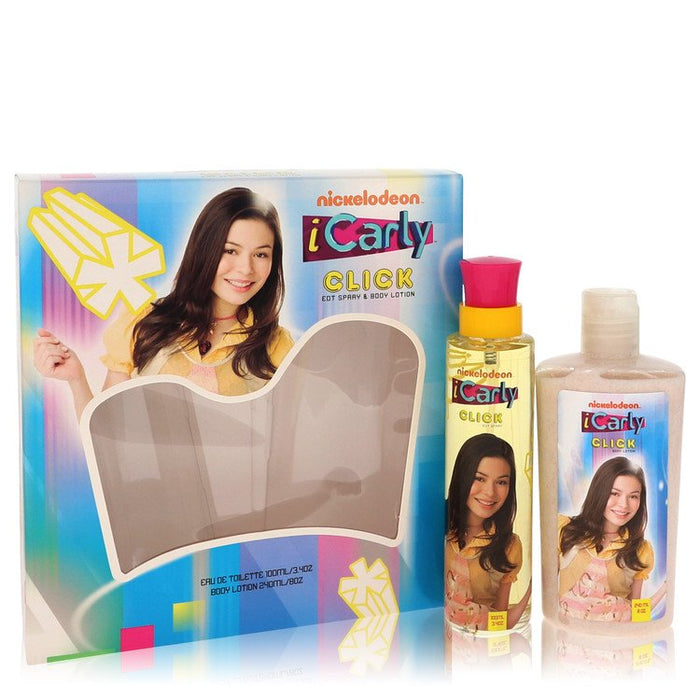 iCarly Click by Marmol & Son Gift Set -- 3.4 oz Eau De Toilette Spray + 8 oz Body Lotion for Women by Avera Group