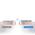 ZeroDamage iPhone 13 Mini Camera Lens Protector - 2 Pack by Zerodamage Sahara Case LLC