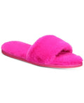 INC International Concepts Women’s Faux-Fur Slide Slippers – Magenta X-Large by Vanessa Jane