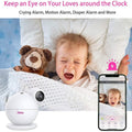 iBaby M8 2K Smart Baby Monitor, 355° Pan 110° Tilt and 2-Way Talk (Refurbished) by DailySale