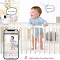 iBaby M8 2K Smart Baby Monitor, 355° Pan 110° Tilt and 2-Way Talk (Refurbished) by DailySale