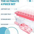 Ice Cube Tray with Lid and Bin by DailySale