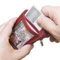 RFID Wallet Dual Portrait ID Leather Badge Holder by ID Stronghold