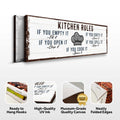 If You Cook It, Share It Kitchen Rules Sign by Tailored Canvases