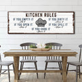 If You Cook It, Share It Kitchen Rules Sign by Tailored Canvases
