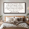 If You Got A Dream Bedroom Sign II by Tailored Canvases