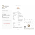 IGI Certified 0.40 Ct Multi Color Unheated Sapphire and Diamond 14K Yellow Gold Engagement Halo Ring by Fine Color Jewels