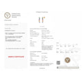 IGI Certified 0.96 Ct Multi Color Unheated Sapphire and Diamond 14K Gold Zigzag Drop Earrings by Fine Color Jewels
