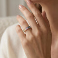 IGI Certified 1.27 Ct Multi Color Unheated Sapphire Prong 14K Yellow Gold Half Eternity Engagement Ring by Fine Color Jewels