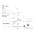 IGI Certified 1.80 Ct Multi Color Unheated Sapphire and Diamond 14K Yellow Gold Curved Necklace by Fine Color Jewels