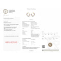 IGI Certified 3.34 Ct Multi Color Unheated Sapphire and Diamond 14K Yellow Gold Half Curved Hoop Earrings by Fine Color Jewels
