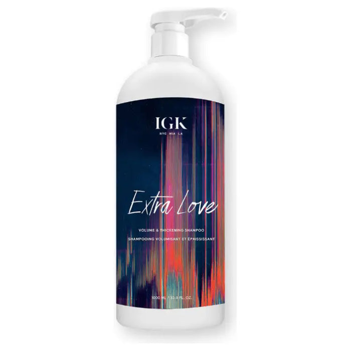 IGK EXTRA LOVE Volume & Thickening Conditioner 33.8oz by The Warehouse Salon