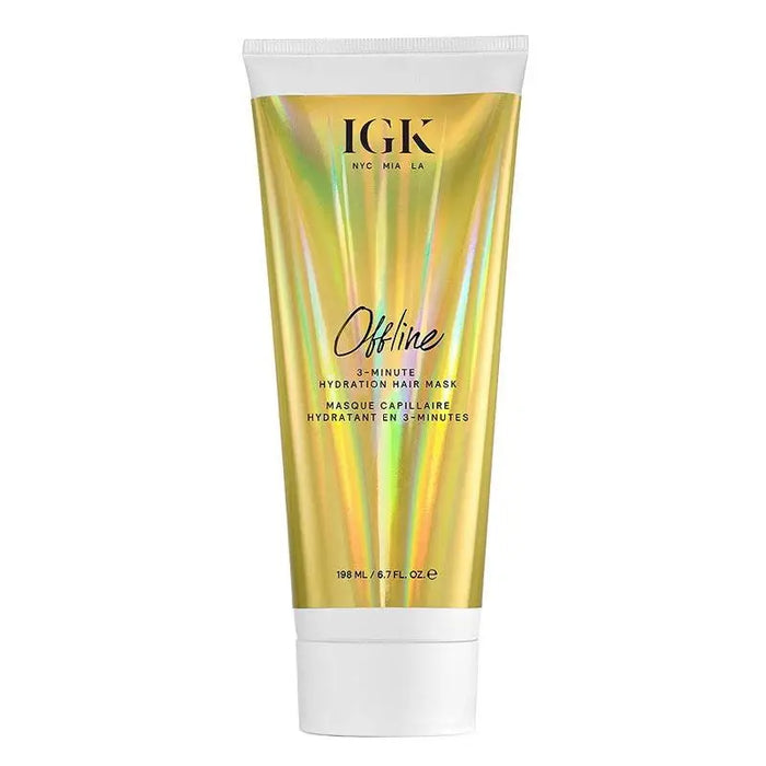 IGK OFFLINE 3-Minute Hydration Hair Mask 6.7oz by The Warehouse Salon