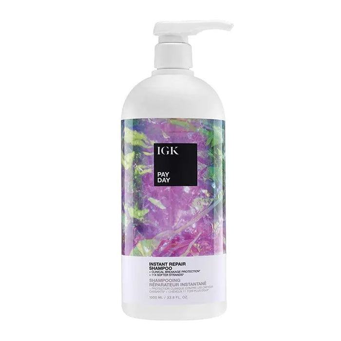 IGK PAY DAY Instant Repair Shampoo 33.8oz by The Warehouse Salon