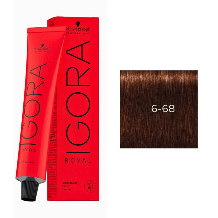 Schwarzkopf Igora Royal Colorist's Color Creme Tube 6-68 Dark Auburn Blonde by Pasteur Pharmacy