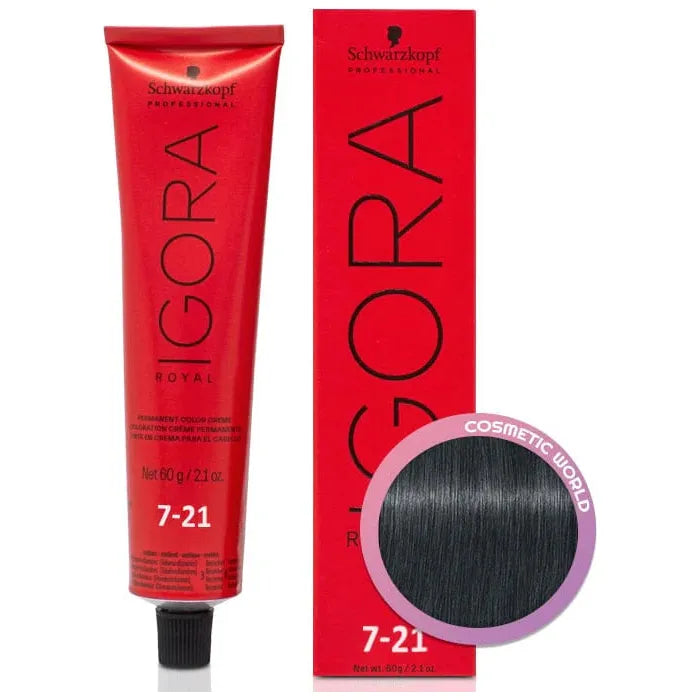 Schwarzkopf Igora Royal Hair Color 7-21 2.1oz by Pasteur Pharmacy
