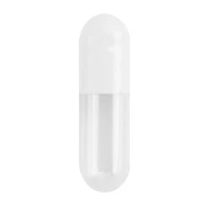 Coni-Snap® DS Hard Gelatin Capsules, Size #1, White Opaque/Clear, 5,000 Count by Pasteur Pharmacy