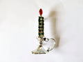 1950s -60s Holiday Christmas Candle Brooch by Vanessa Jane