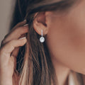 Green Amethyst Oval Earrings by Fine Color Jewels