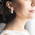 Green Amethyst Earrings by Fine Color Jewels