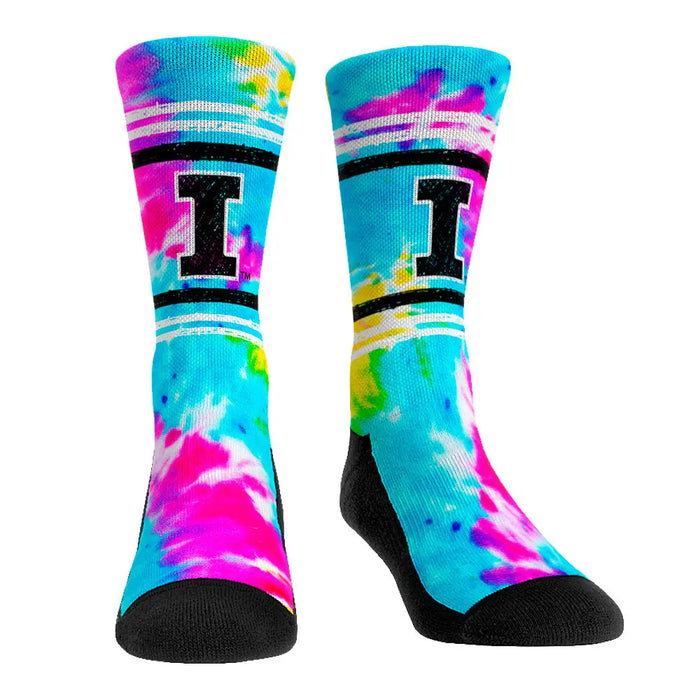 Illinois Fighting Illini - Multicolor by Rock 'Em Socks
