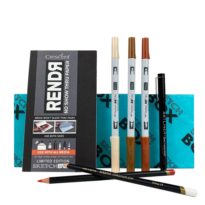 Illustration Marker and Pencil Basic Box by ShopSketchBox