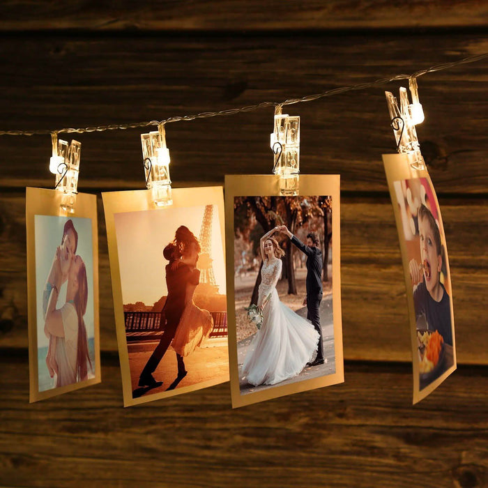 IMAGE 7ft 20 Photo Clips LED String Lights by DailySale
