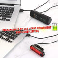 IMAGE Bike Bicycle Light Set with LED Headlights and Rear Lights by DailySale