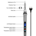 Image Digital-Controlled Thermostatic Soldering Iron with LCD Screen Display by DailySale