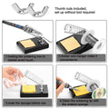 Image Digital-Controlled Thermostatic Soldering Iron with LCD Screen Display by DailySale