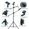 IMAGE Microphone Stand with Mic Clip Holder by DailySale