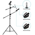 IMAGE Microphone Stand with Mic Clip Holder by DailySale
